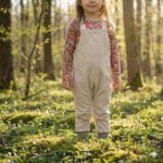 Latzhose Velvet Breitcord Natur Single Jersey Romantic1 Ki