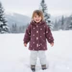 Mantel Mika Boucle Kleine Gestickte Blumen Kik