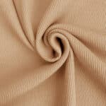 Rippenjersey Teddybeige 1