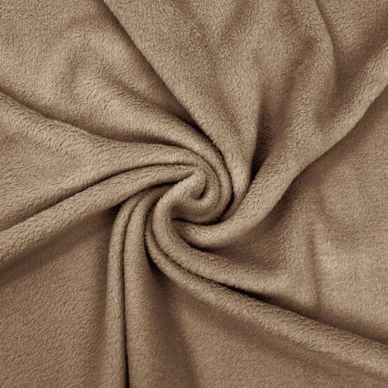 Teddyfleece-Plüsch – Light Toffee