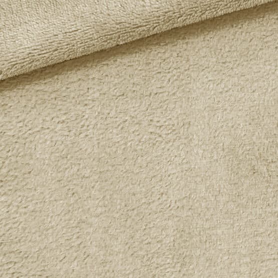 Teddyfleece Pluesch Dusty Beige 1