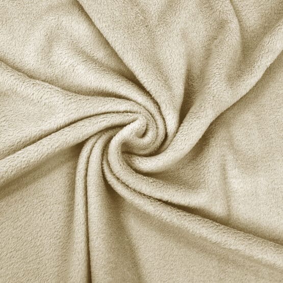Teddyfleece-Plüsch – Dusty Beige