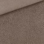 Double Face Boucle Teddyfleece Dunkles Smoky Beige