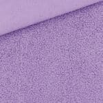 Double Face Boucle Teddyfleece Lavendel 1