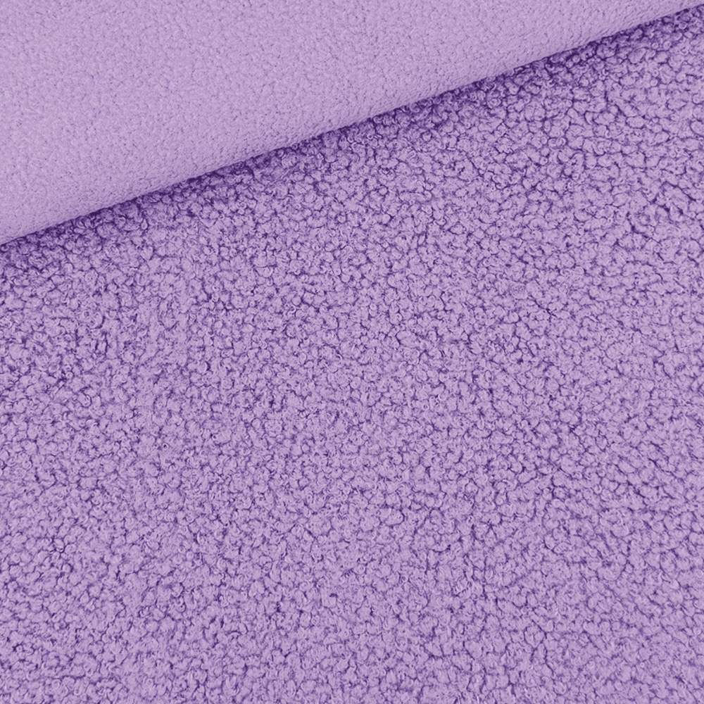 Double Face Boucle Teddyfleece Lavendel 1 Double Face Boucle Teddyfleece Lavendel 1