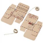 Miniatur Pakete Bedruckt 2 Stueck