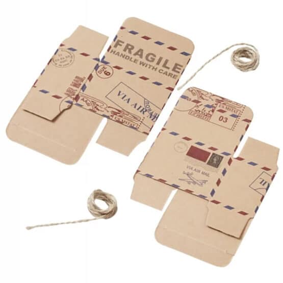 Miniatur Pakete Bedruckt 2 Stueck