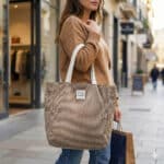 Beschichteter Mini Breitcord Smoky Beige Kik