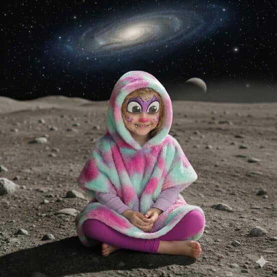 DIY Kostüm - Cute Monster - Luany - Badeponcho - Baddie