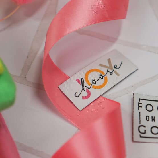 DIY Stoffmix - Satinband - Label