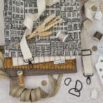 Diy Stoffmix 1326j Label Garn Gurtband Zubehoer Knopf Haeuser Holzperle