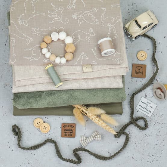 Diy Stoffmix 1328b Pomponborte Label Garn Knopf