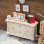 Diy Wichtelwelt 506 Sideboard Buecher Kalender Postkarte Wecker