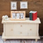 Diy Wichtelwelt 507 Sideboard Buecher Kalender Postkarte Wecker