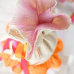 Diy Stoffe Inspiration 593m Schultuete Streifen Orange Pink