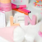 Diy Stoffe Inspiration 594b Schultuete Streifen Orange Pink Silikonform Bastelvorlage