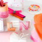 Diy Stoffe Inspiration 594e Schultuete Streifen Orange Pink Silikonform Bastelvorlage