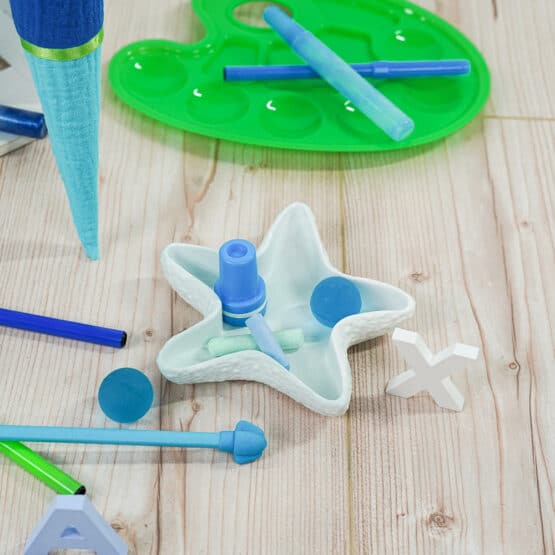 Diy Stoffe Inspiration 594s Schultuete Seesterne Aqua Blau Silikonform