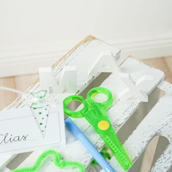 DIY Stoffe Inspiration - Schultüte - Seesterne - Aqua Blau - Bastelvorlagen