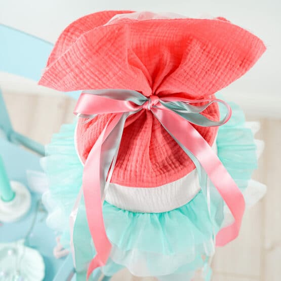 DIY Stoffe Inspiration - Schultüte Seesterne - Mint Koralle