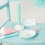 Diy Stoffe Inspiration 595r Schultuete Seesterne Mint Koralle Bastelvorlagen Silikonform Muscheln Kerzenhalter