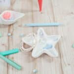 Diy Stoffe Inspiration 595t Schultuete Seesterne Mint Koralle Bastelvorlagen Silikonform Muscheln