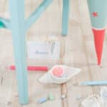 Diy Stoffe Inspiration 595u Schultuete Seesterne Mint Koralle Bastelvorlagen Silikonform Muscheln