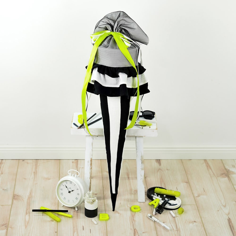 Diy Stoffe Inspiration 596b Schultuete Black White Silikonform Vase Buchstaben Schale