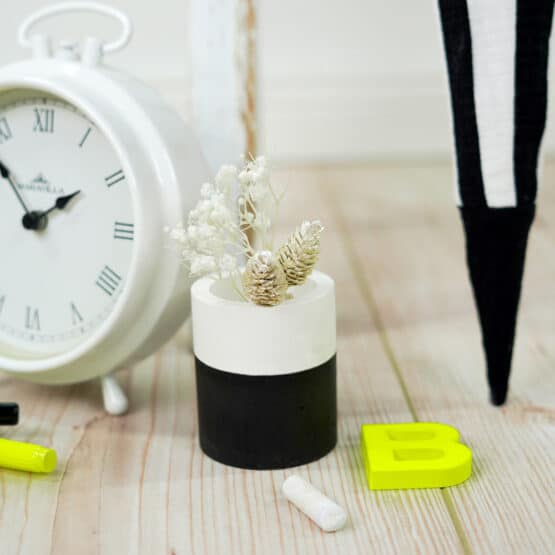 Diy Stoffe Inspiration 596d Schultuete Black White Silikonform Vase Buchstaben