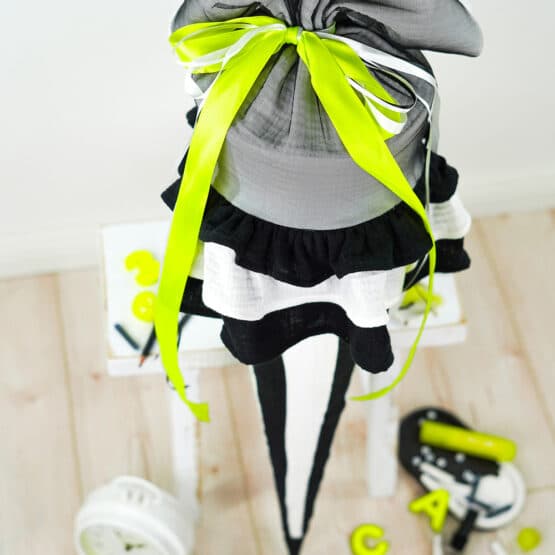 DIY Stoffe Inspiration - Schultüte Black White - Silikonform