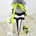 Diy Stoffe Inspiration 596k Schultuete Black White Silikonform Buchstaben Schale