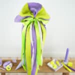 Diy Stoffe Inspiration 596y Schultuete Streifen Lavendel Gelb Silikonform Buchstaben Untersetzer