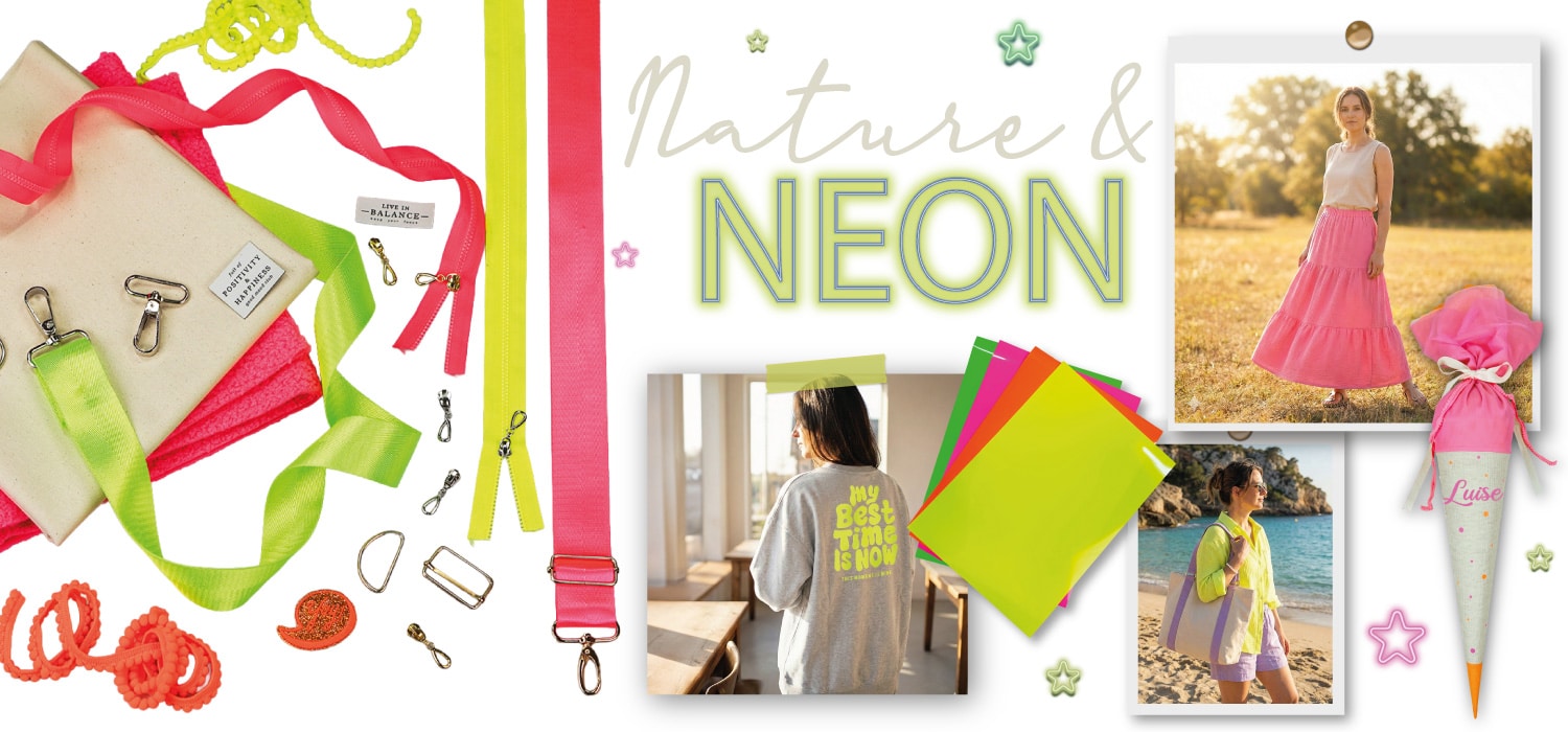 Banner Shop The Look Nature Neon