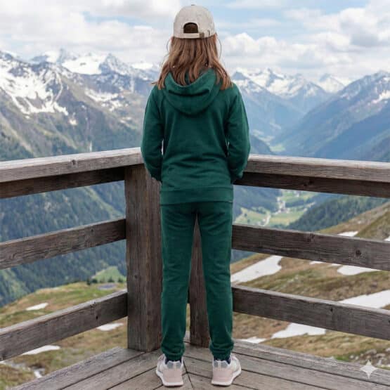 Hoodie Emil Hose Levin Deep Pine French Terry Outfit Kik