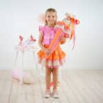 Schulanfang Outfit Orange Pink Kik