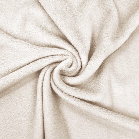 Teddyfleece-Plüsch – Helles Natur