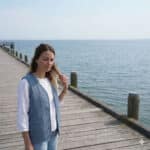 Weste Stepp Musselin Dusk Blue 2 Kik