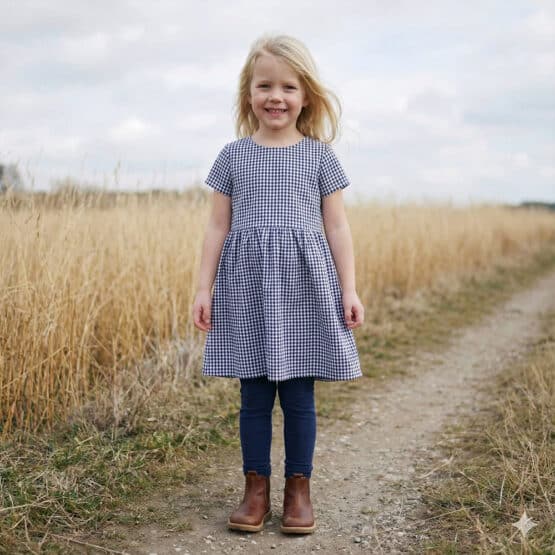 Baumwollstoff Dunkelblau Weiss 3 Mm Kariert Kif