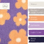 Farbkombi Teddyfleece Big Flowers