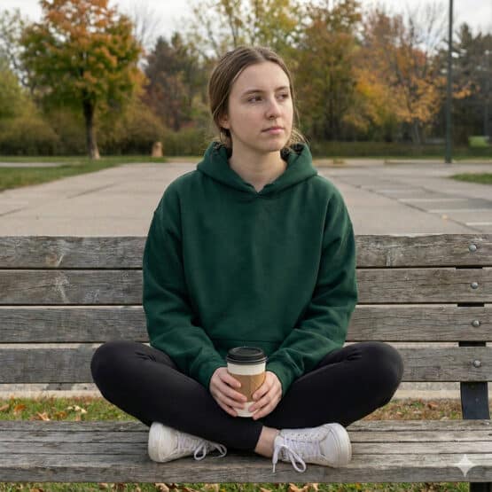 French Terry Deep Pine 1 Kif