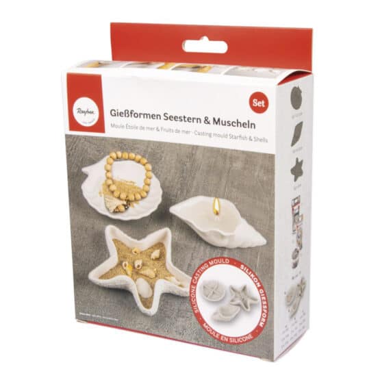 Giessform Seestern Muscheln