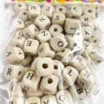 Holzperlen Buchstaben B Ware 1