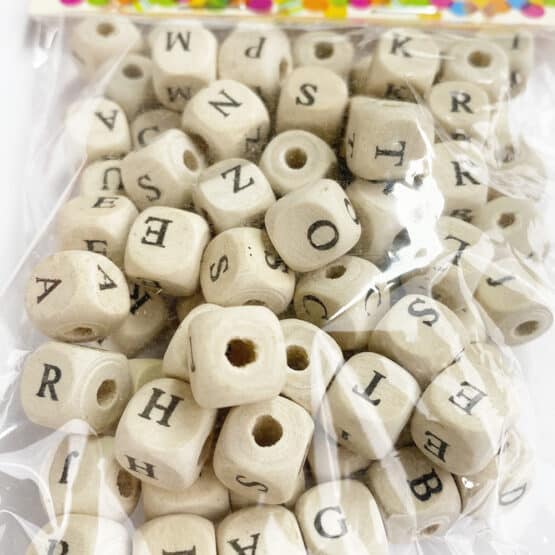 Holzperlen Buchstaben B Ware 1