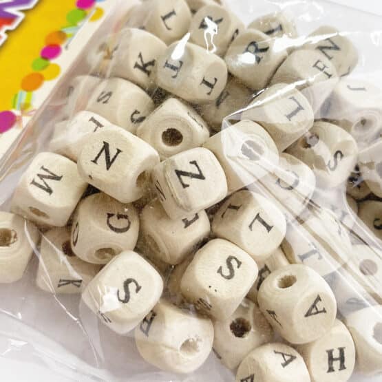 Holzperlen Buchstaben B Ware 3