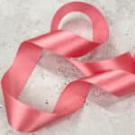 Satinband 25 Mm Light Pink Coral 1