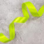 Satinband – 25 mm – Neon Gelb