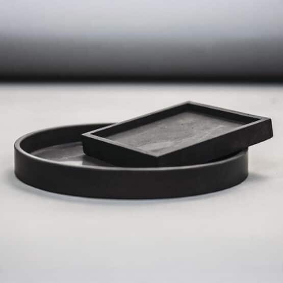 Silikon Gießform – Untersetzer Rund - Raysin Schwarz