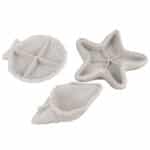 Silikon Giessformen Set Seestern Muscheln Dekoschalen 9