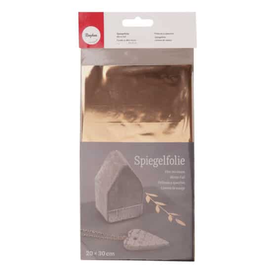 Spiegelfolie 20x30cm Messing