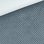 Velvet Dekostoff Strukturiert Stahlgrau